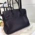 Hermes birkin 30cm original togo leather black